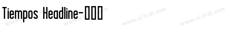 Tiempos Headline字体转换